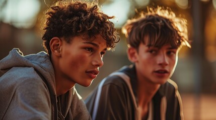 gay love of two athletes young guys 17 years old --ar 16:9 --style raw --stylize 250 --v 6 Job ID: b2331712-80b1-4a74-b918-b2d2ad3731a5