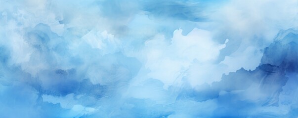 Sky Blue watercolor abstract background
