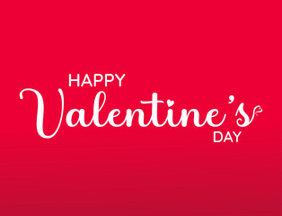 Happy Valentines Day typography, hand lettering typography. Vector illustration. Wallpaper, flyers, invitation, posters, brochure, banners.