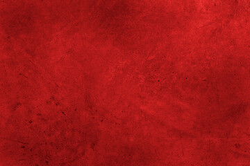 Red textured concrete background - obrazy, fototapety, plakaty