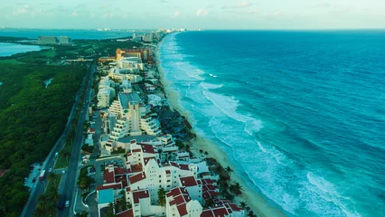 Foto op Canvas Zona Hoteleira de Cancun no México © rafaelnlins