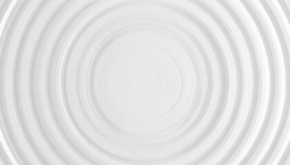 Fototapeta na wymiar smooth concentric random offset white rings or circles waves background wallpaper banner flat lay top view from above