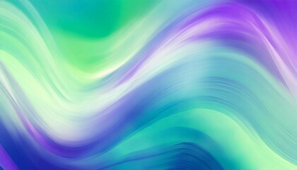 Obraz premium blue green and purple abstract wave background