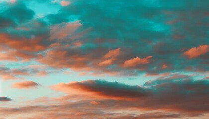 abstract nature sky and skyline photo in the style of colorful turbulence dark orange and dark cyan