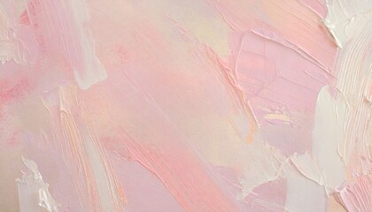 art oil and acrylic smear blot canvas painting wall abstract texture pink pastel color stain brushstroke texture background