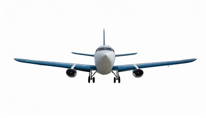 Obraz premium 3d rendering of an isolated flying plane ready to use