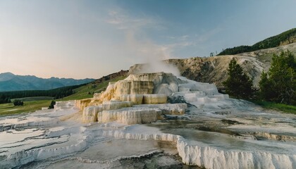 mammoth hot springs yellowstone national park