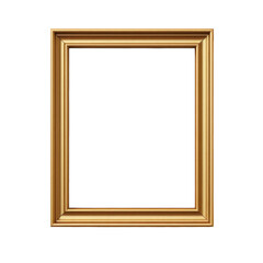 Mockup of a wooden picture frame
