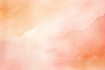 Obraz na płótnie Canvas Peach watercolor abstract background