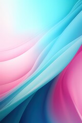 Pastel tone teal pink blue gradient defocused abstract photo smooth lines pantone color background 
