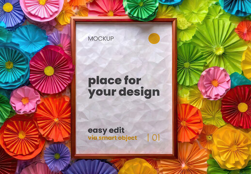 Handmade Creative Vertical Frame Mockup 20
