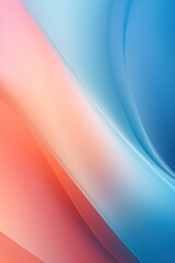 Pastel tone rust pink blue gradient defocused abstract photo smooth lines pantone color background