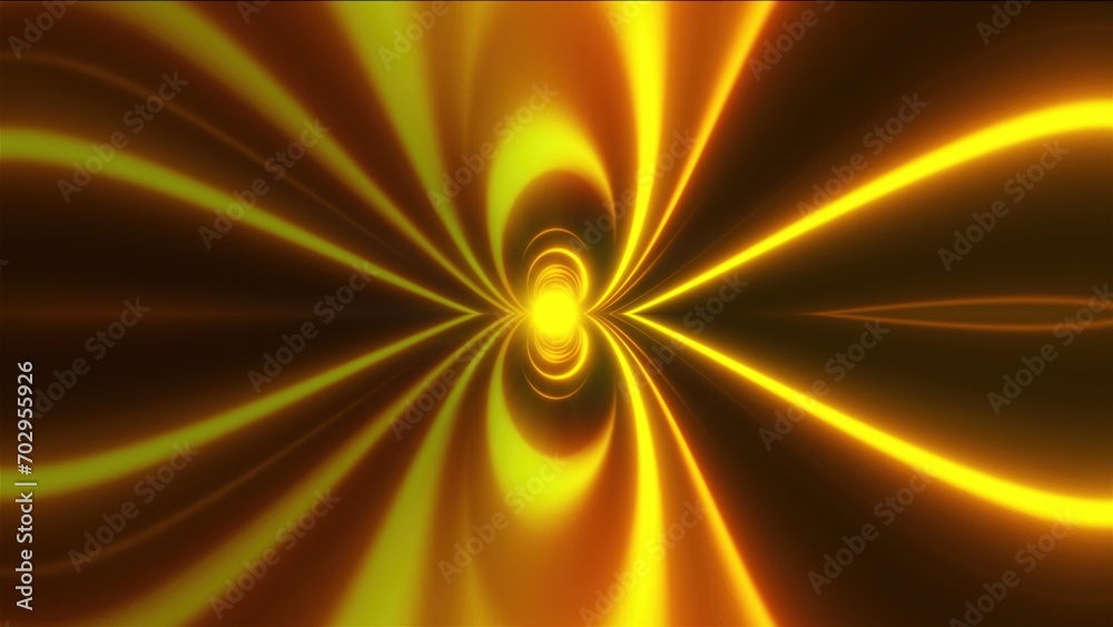 Poster abstract lines tunnel. computer generated 3d render