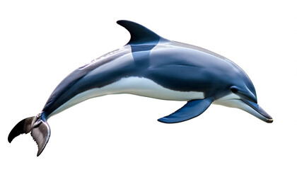 Delfin isoliert auf weißen Hintergrund, Freisteller