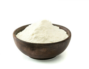 Kartoffelst&auml;rke isoliert auf wei&szlig;em Hintergrund, Freisteller