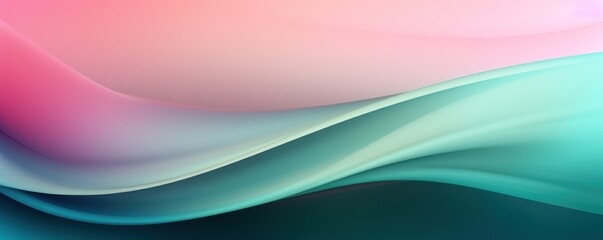 Pastel tone dark sea green pink blue gradient defocused abstract photo smooth lines pantone color background 