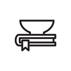 noodle recipe logo design vector image