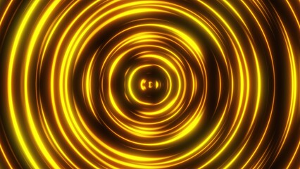 Radial neon background. Computer generated 3d render