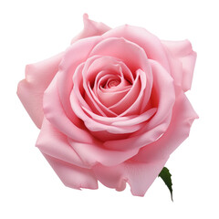 Big Beautiful Pink Rose Realistic Flower