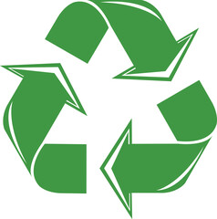 Obraz premium Recycling Symbol - Eco-Friendly Recycling Symbol, Recyclable Logo sign