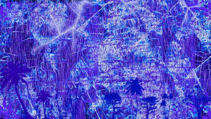 abstract colorful wavy shiny cracked wall art design mosaic background