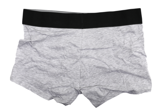 Men underwear isolated on white background 