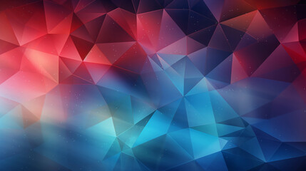 Obraz premium Vivid Explosion of Bold Colorful Polygonal Geometric Shapes Creating a Dynamic Background