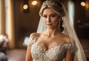 Naklejka premium Style of the bride