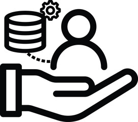 customer retention icon provide superior support vector