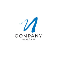 Paint brush struck art studio abstract letter m logo design timeless emblem brand identity logotype abstract minimalist monogram typography vector logo