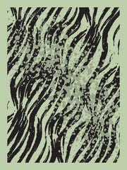 illustration frame with abstract lines