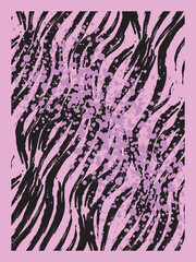 illustration frame with abstract lines