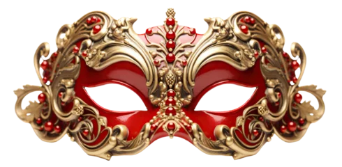 Zelfklevend Fotobehang Opera carnival mask cut out © Yeti Studio