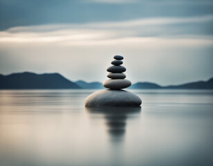 Zen Stone Stack Alignment