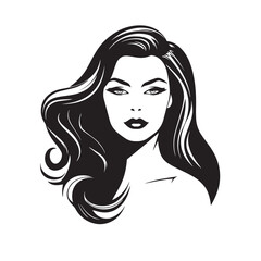 Lash and brow beauty salon logo design