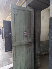 Old prison doors in Tierra del fuego argentina