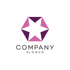 Star logo design timeless emblem brand identity logotype abstract minimalist monogram typography vector logo