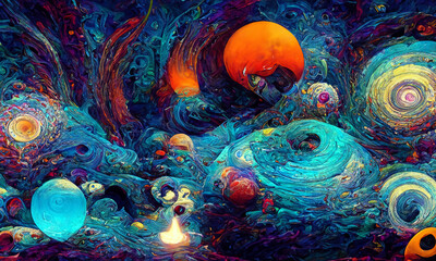 Space Dreams Otherworldly AI Art