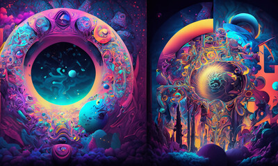 Space Dreams Otherworldly AI Art