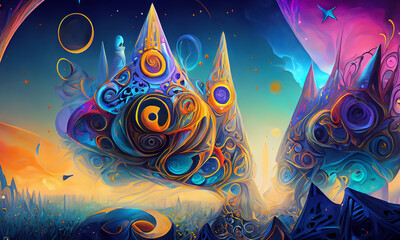 Space Dreams Otherworldly AI Art