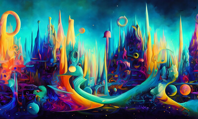 Space Dreams Otherworldly AI Art