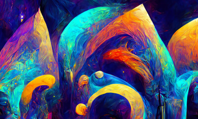 Space Dreams Otherworldly AI Art