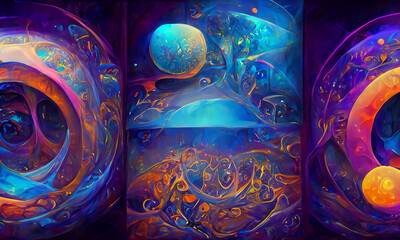 Space Dreams Otherworldly AI Art