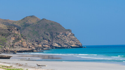 Al Mughsail Beach, the most famous tourist attraction in salalah