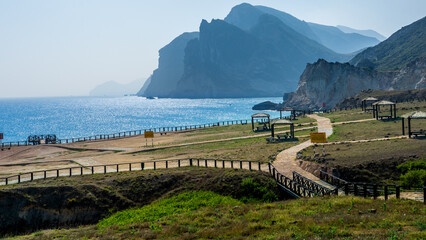 Al Mughsail Beach, the most famous tourist attraction in salalah