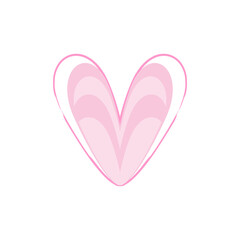 Heart pink love logo design timeless emblem brand identity logotype abstract minimalist monogram typography vector logo