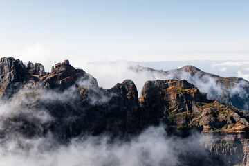 Cloudy Mountains Madeira