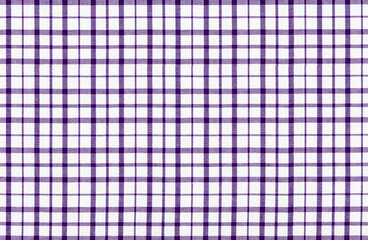 violet white texture of factory fabric for tailoring, cotton checkered fabric
