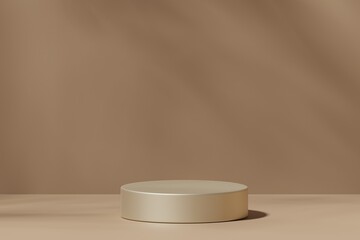 3D rendering of an empty podium
