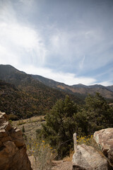 view of the mountains